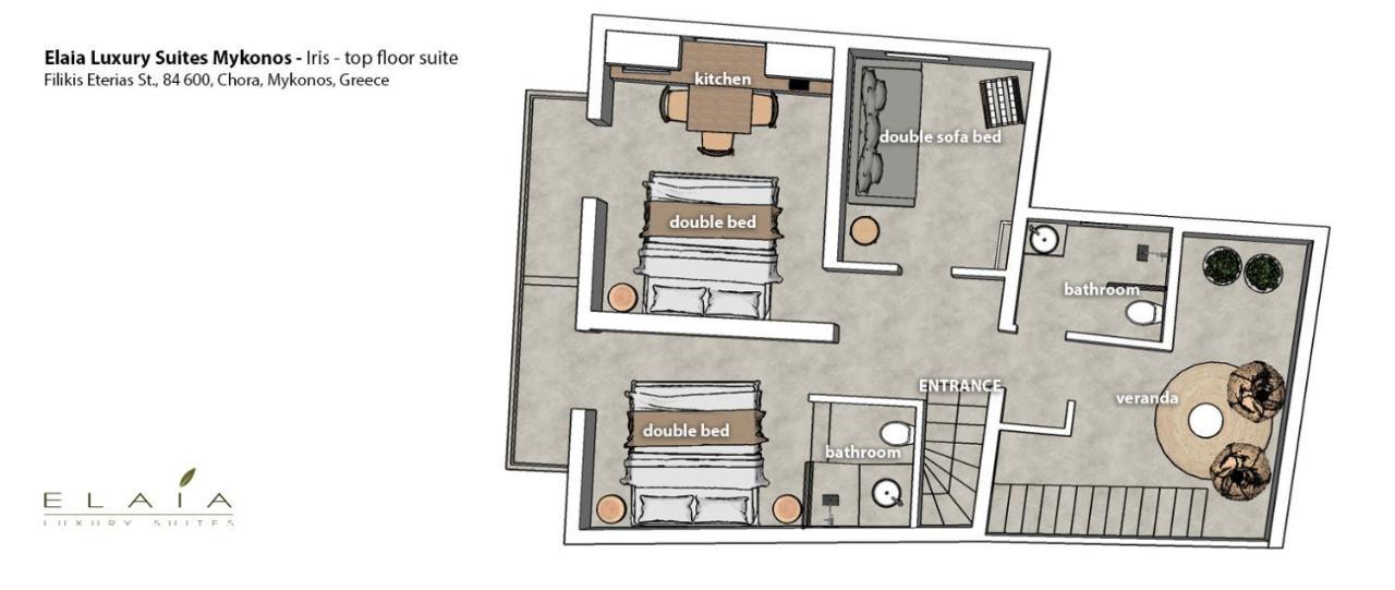 Elaia Luxury Suites Mykonos Mykonos Town Екстер'єр фото